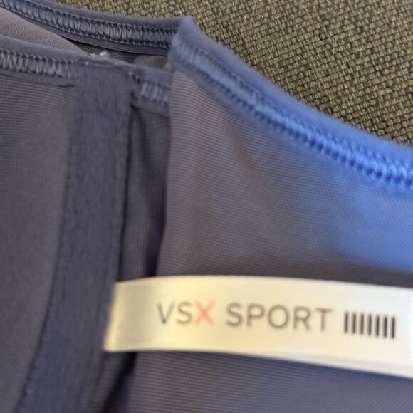 Victoria’s Secret X Knockout Sports Bra Purple/Black Zip Front. Size 34DD. - Picture 5 of 6